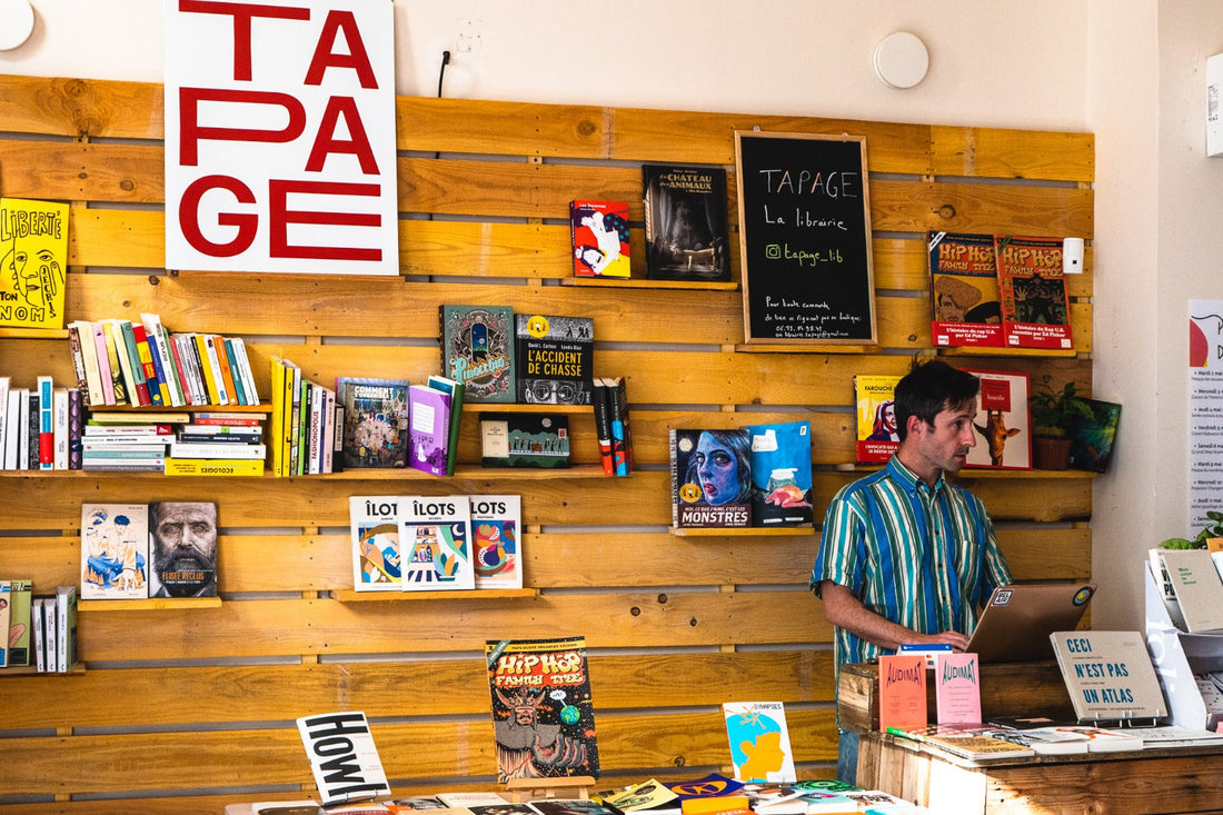 La librairie Tapage à ses débuts, à Toulouse
